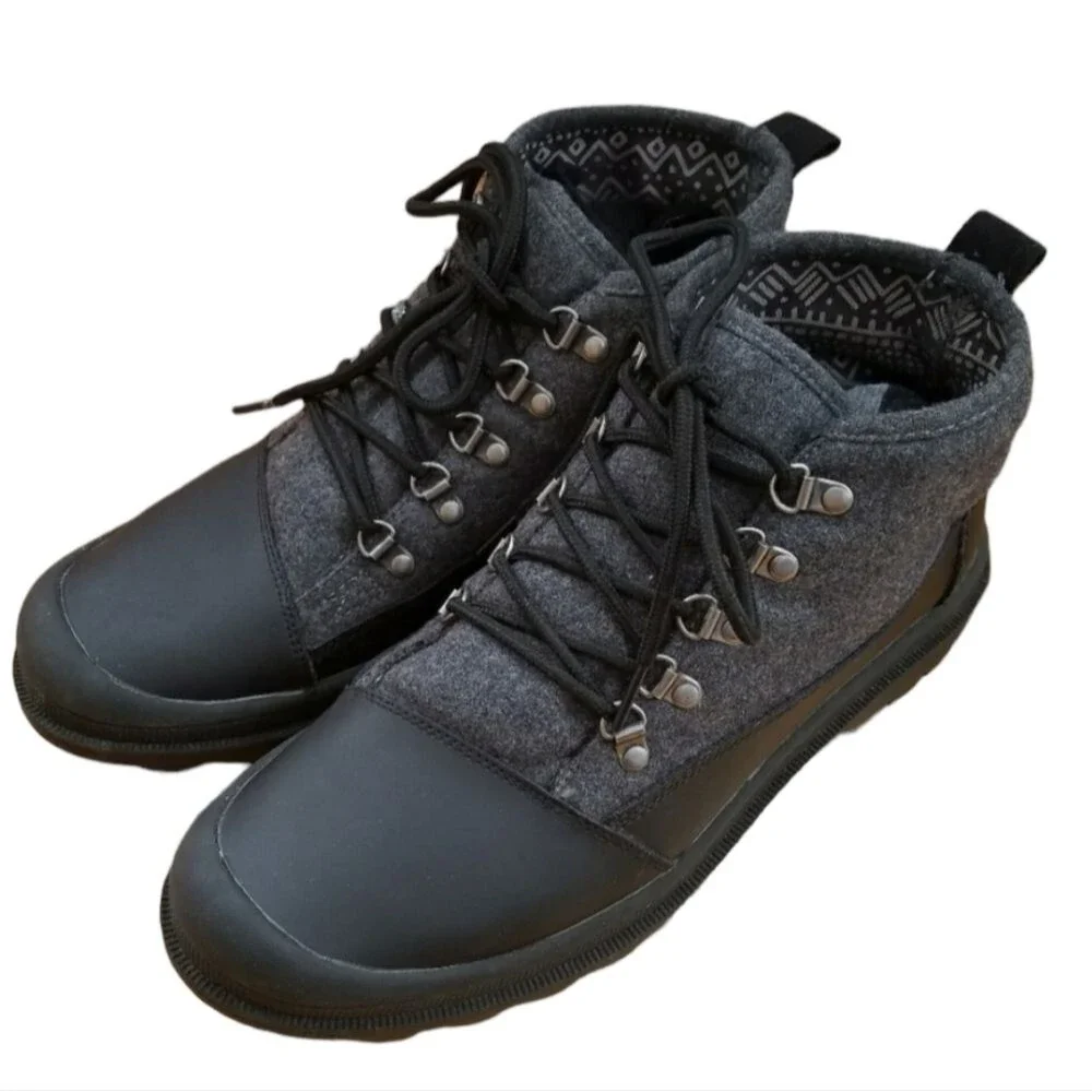 Toms Cordova Boots Wool Leather Mens 11